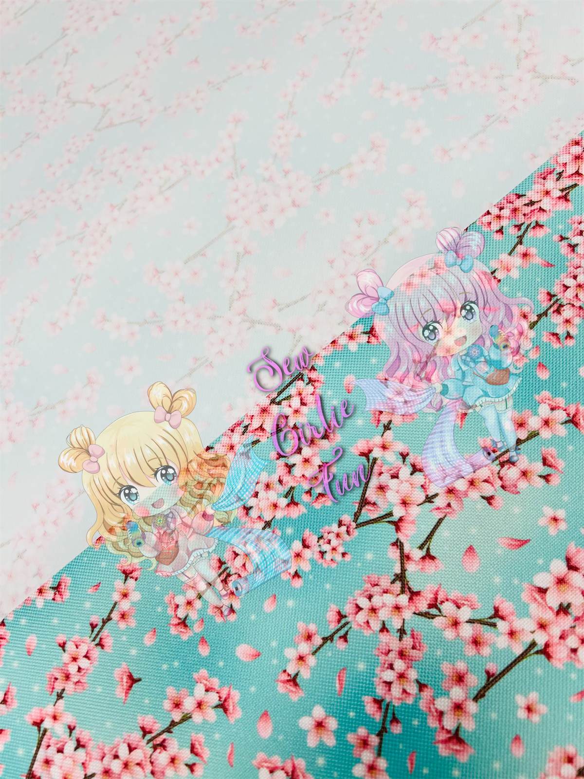 WPC - Teal Sakura