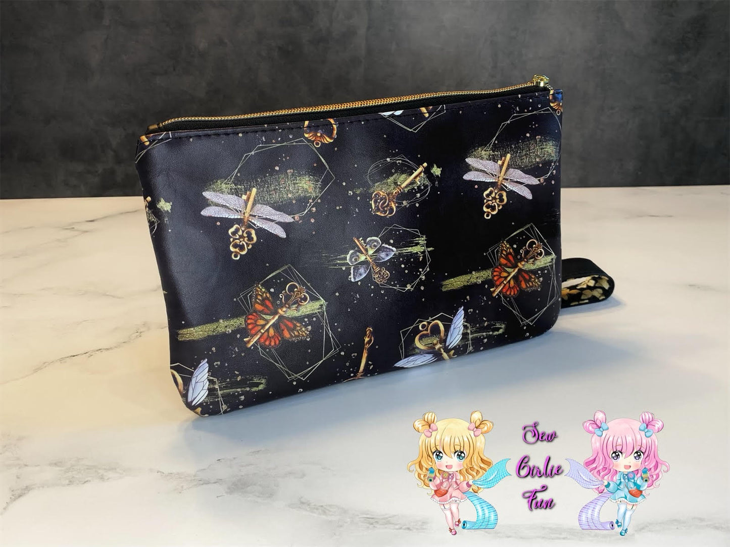 Magical Keys Vinyl Clutch