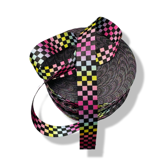 RAINBOW CHECKERED WEBBING