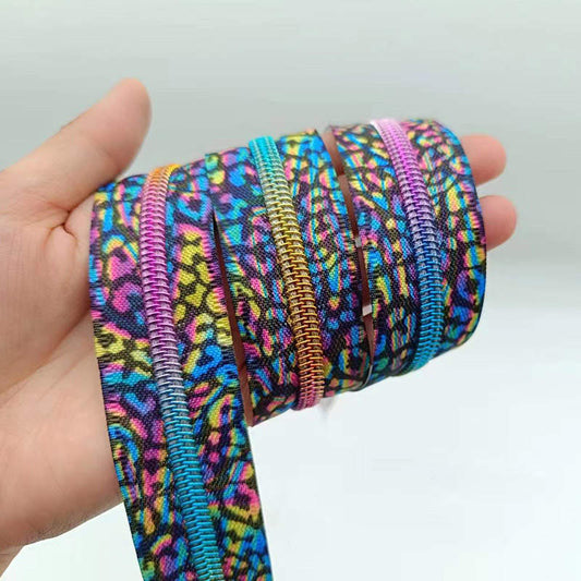 CHEETAH RAINBOW #5 ZIPPER TAPE