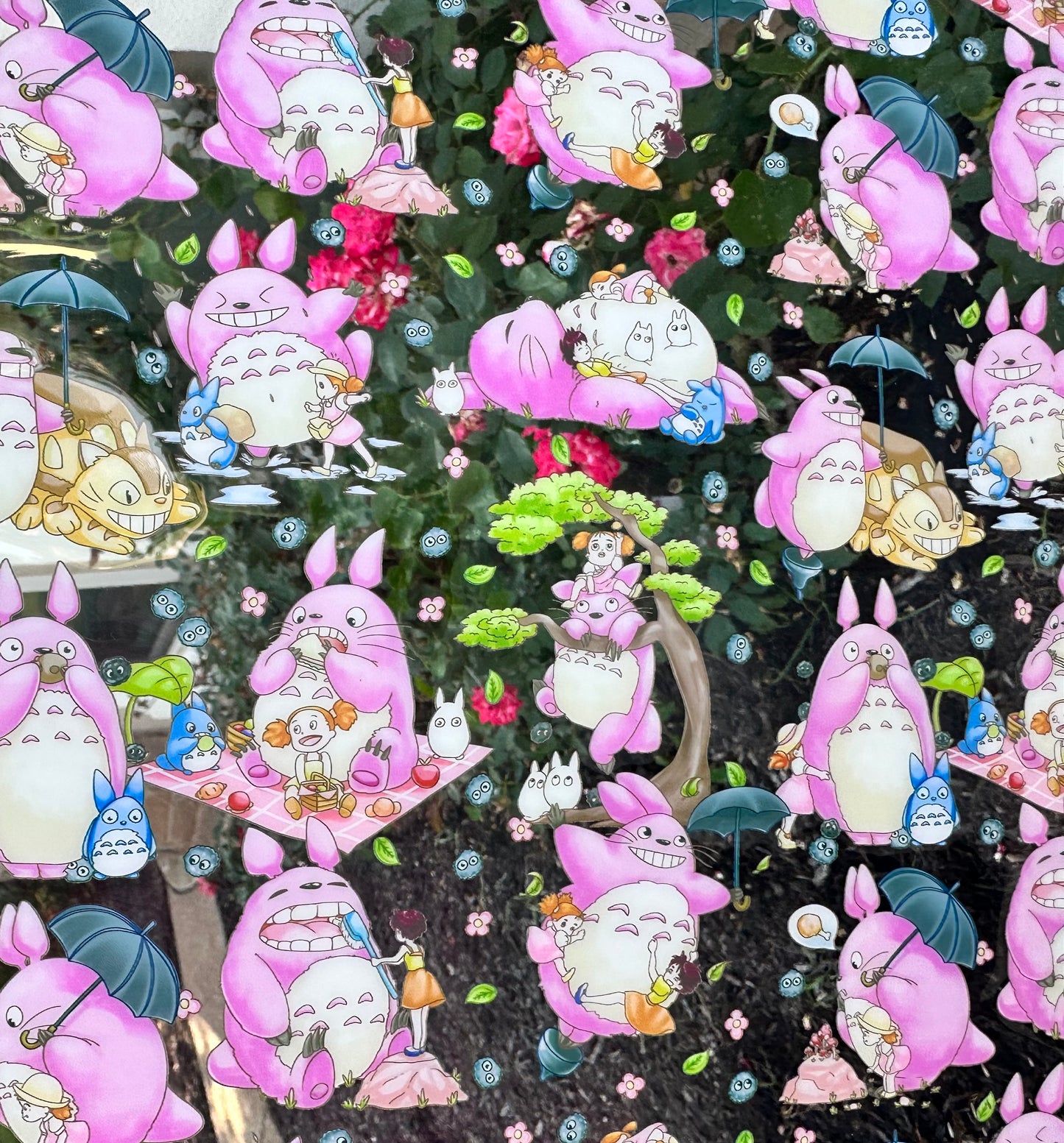 CLEAR NORMAL AND PINK FOREST GUARDIAN TPU 18" VINYL