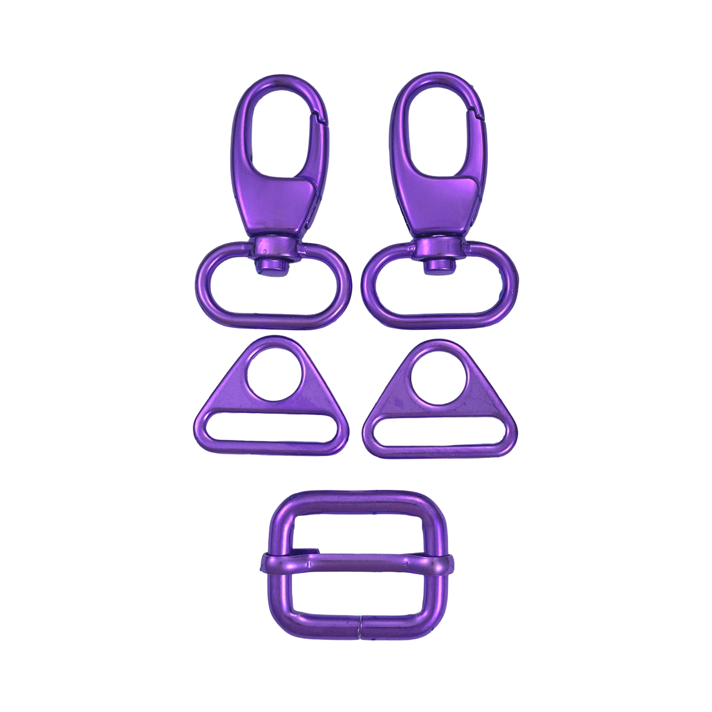 5 Piece 1" Colored Hardware Set