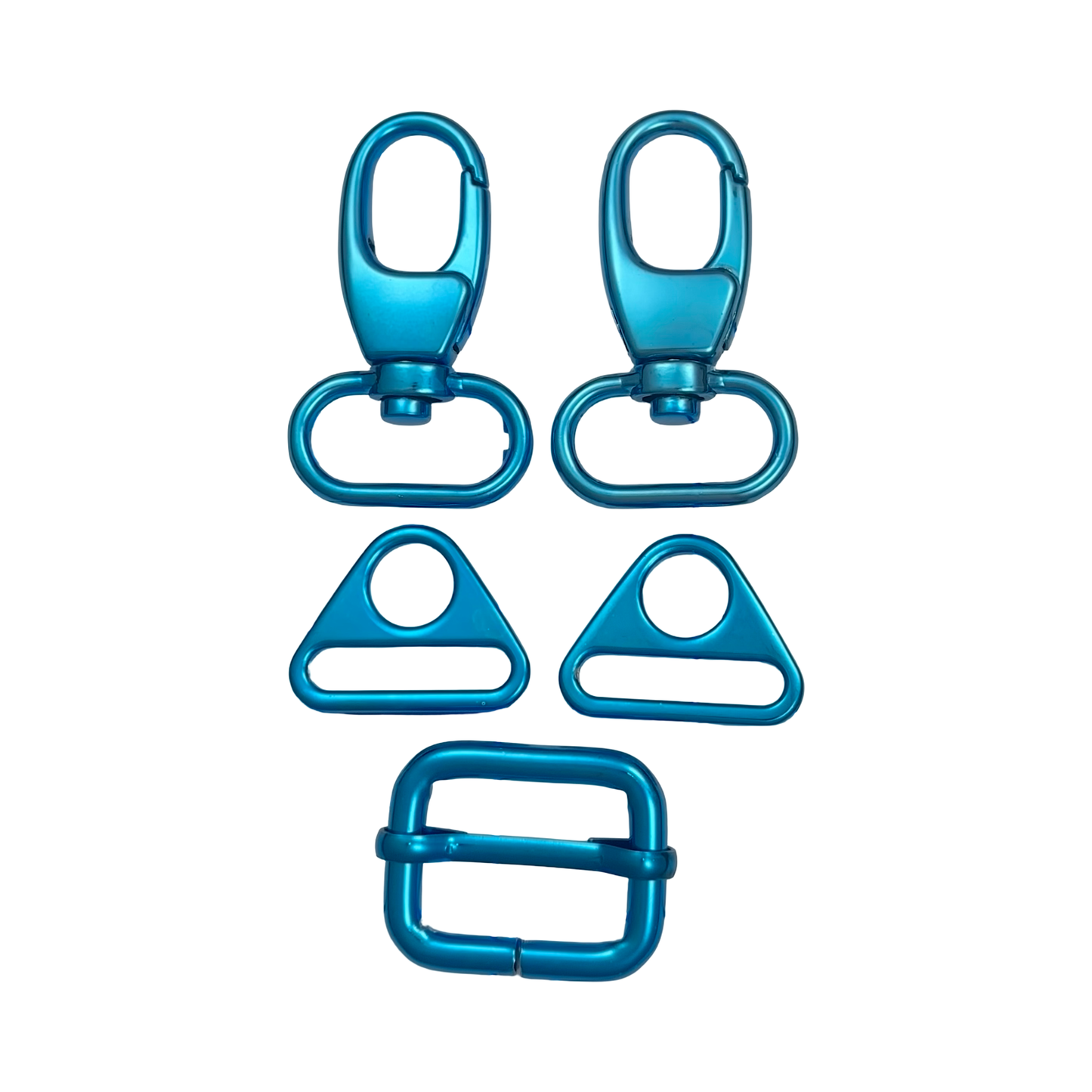5 Piece 1" Colored Hardware Set