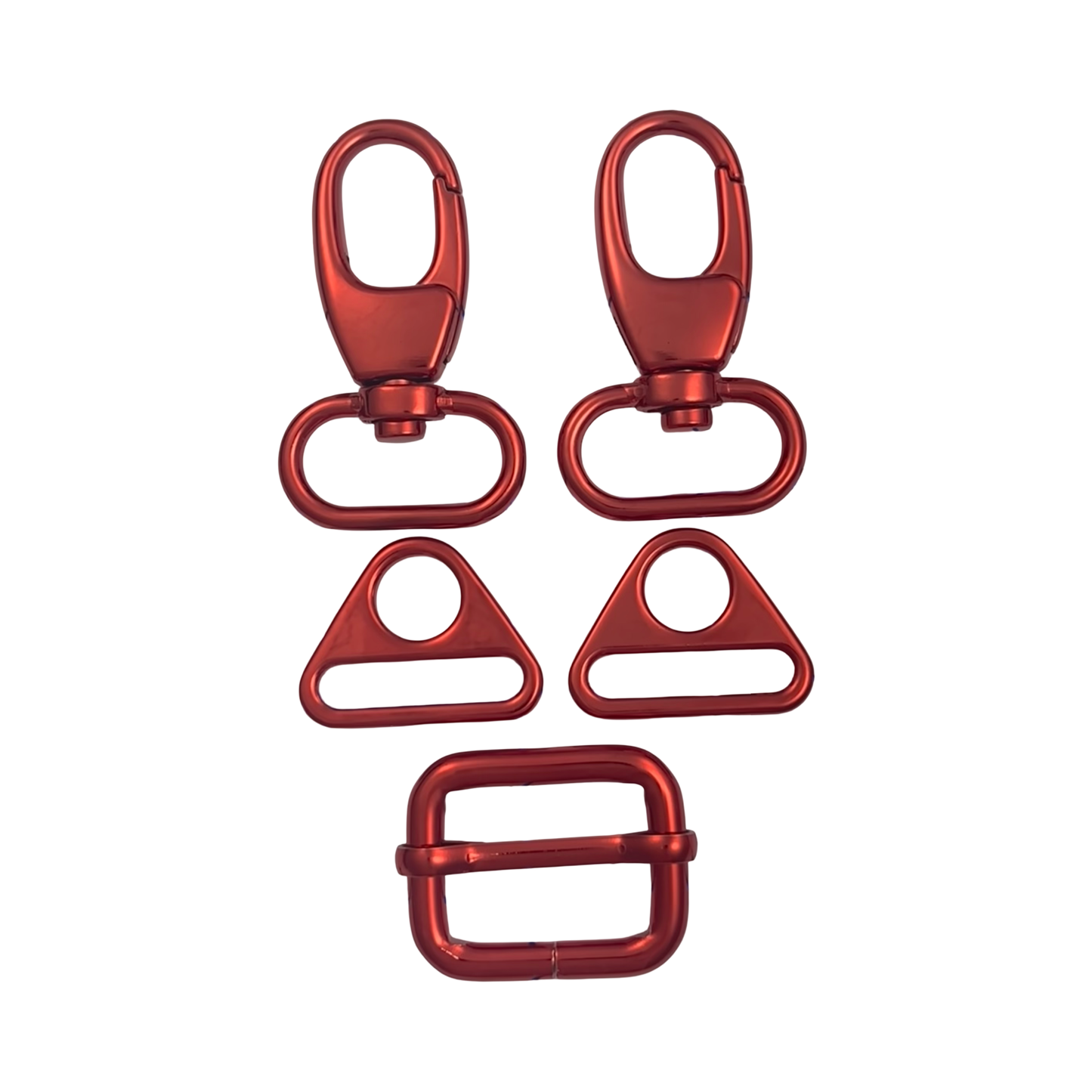 5 Piece 1" Colored Hardware Set