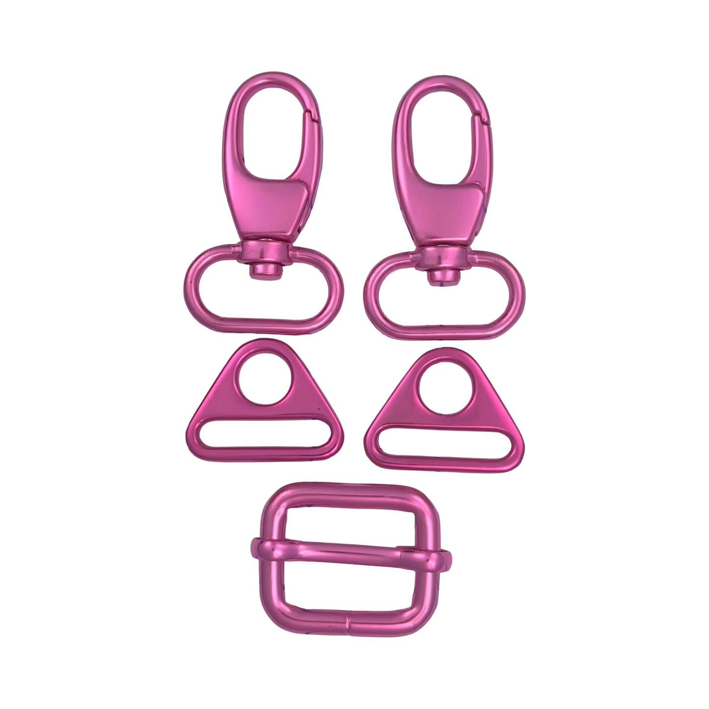 5 Piece 1" Colored Hardware Set
