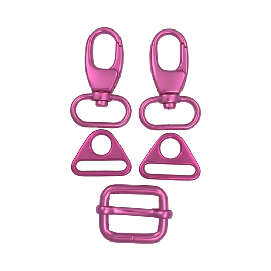 5 Piece 1" Colored Hardware Set