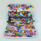 RAINBOW CHECKERED TAPE WITH GUNMETAL TEETH #5 ZIPPER TAPE