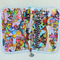 RAINBOW CHECKERED TAPE WITH GUNMETAL TEETH #5 ZIPPER TAPE