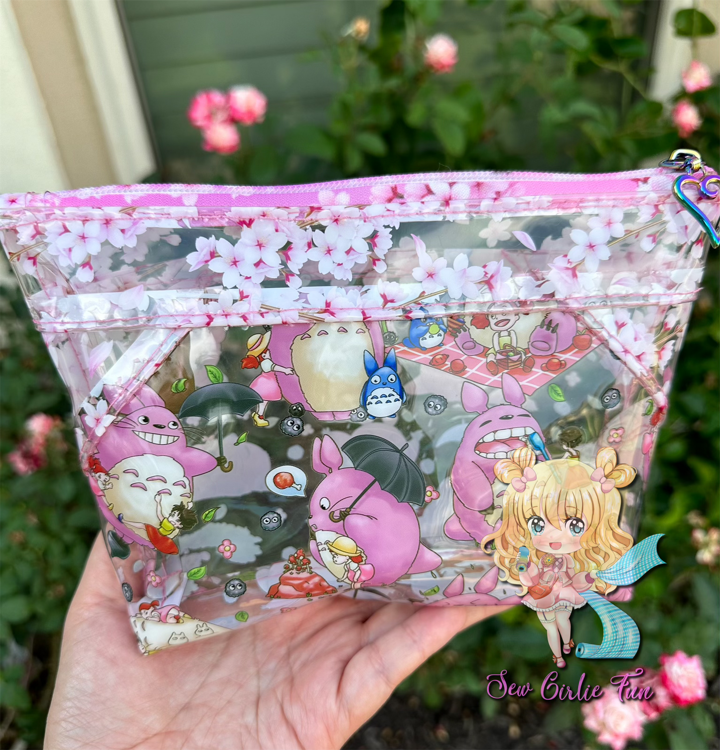 CLEAR NORMAL AND PINK FOREST GUARDIAN TPU 18" VINYL