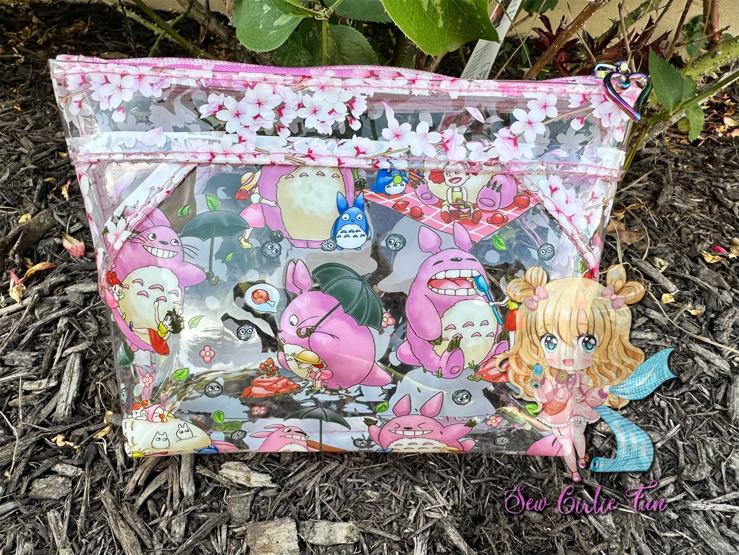 CLEAR NORMAL AND PINK FOREST GUARDIAN TPU 18" VINYL