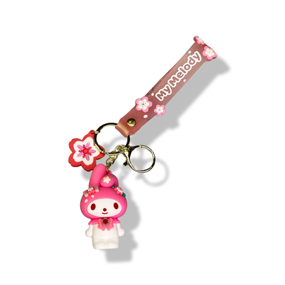 Cute Cherry Blossom Anime Character Key Chains!
