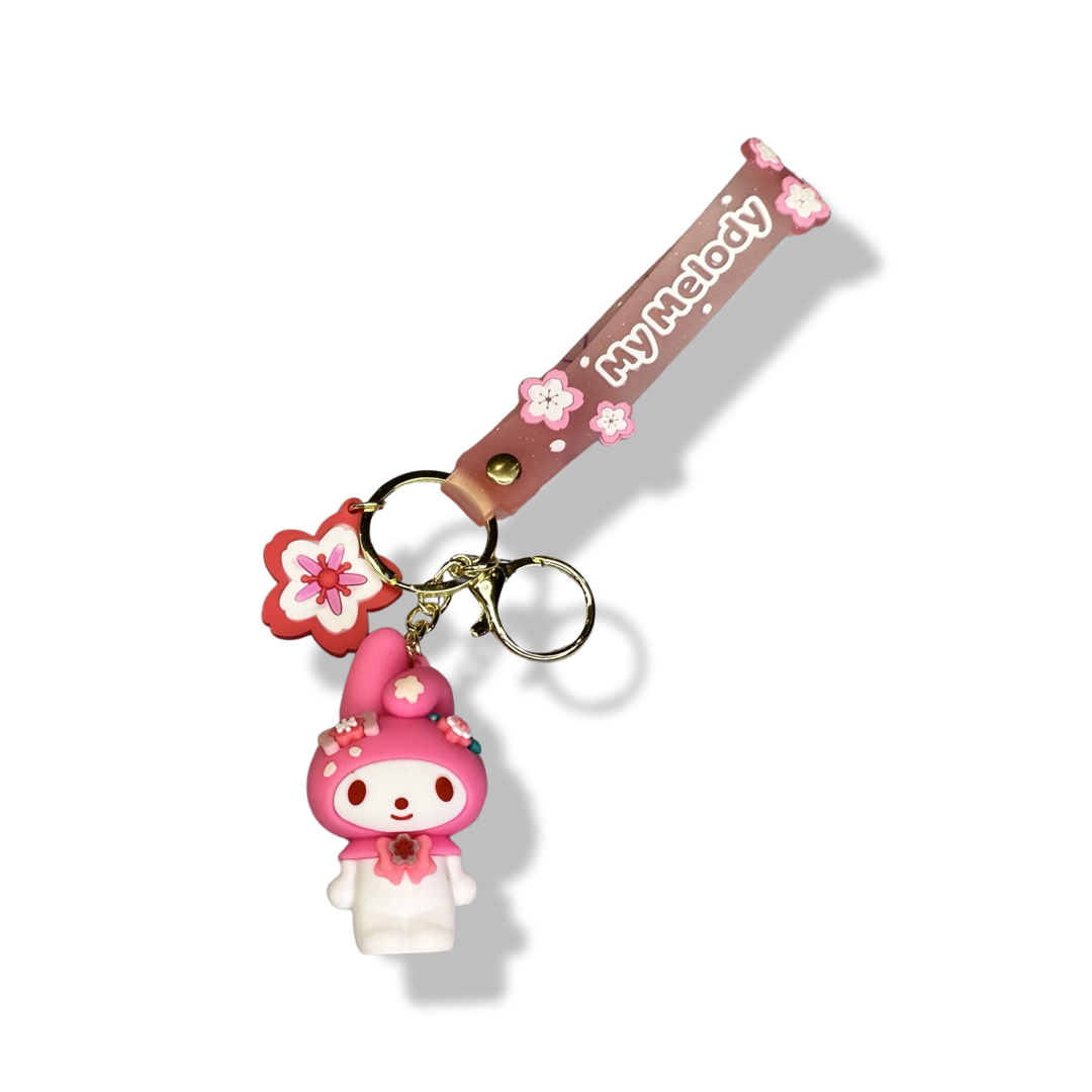 Cute Cherry Blossom Anime Character Key Chains!