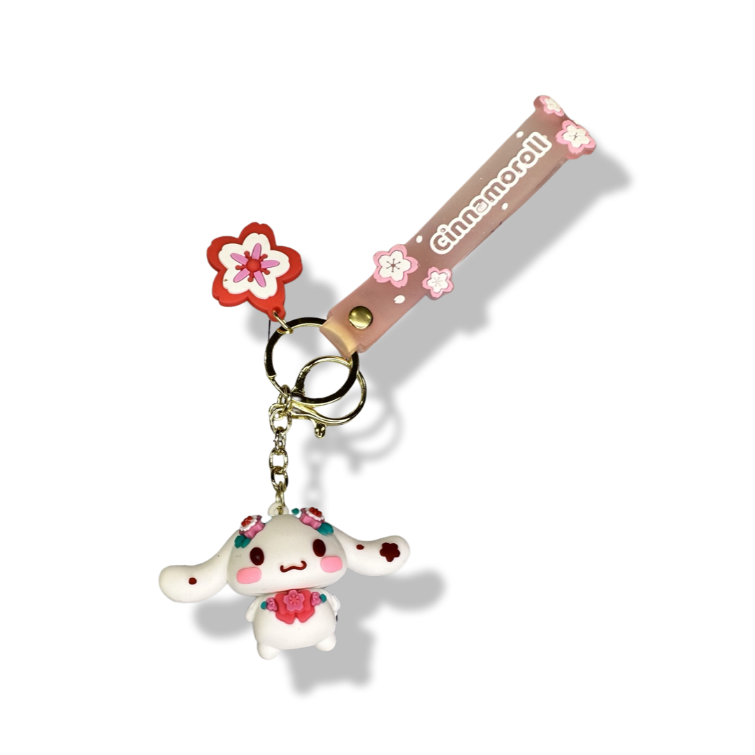 Cute Cherry Blossom Anime Character Key Chains!