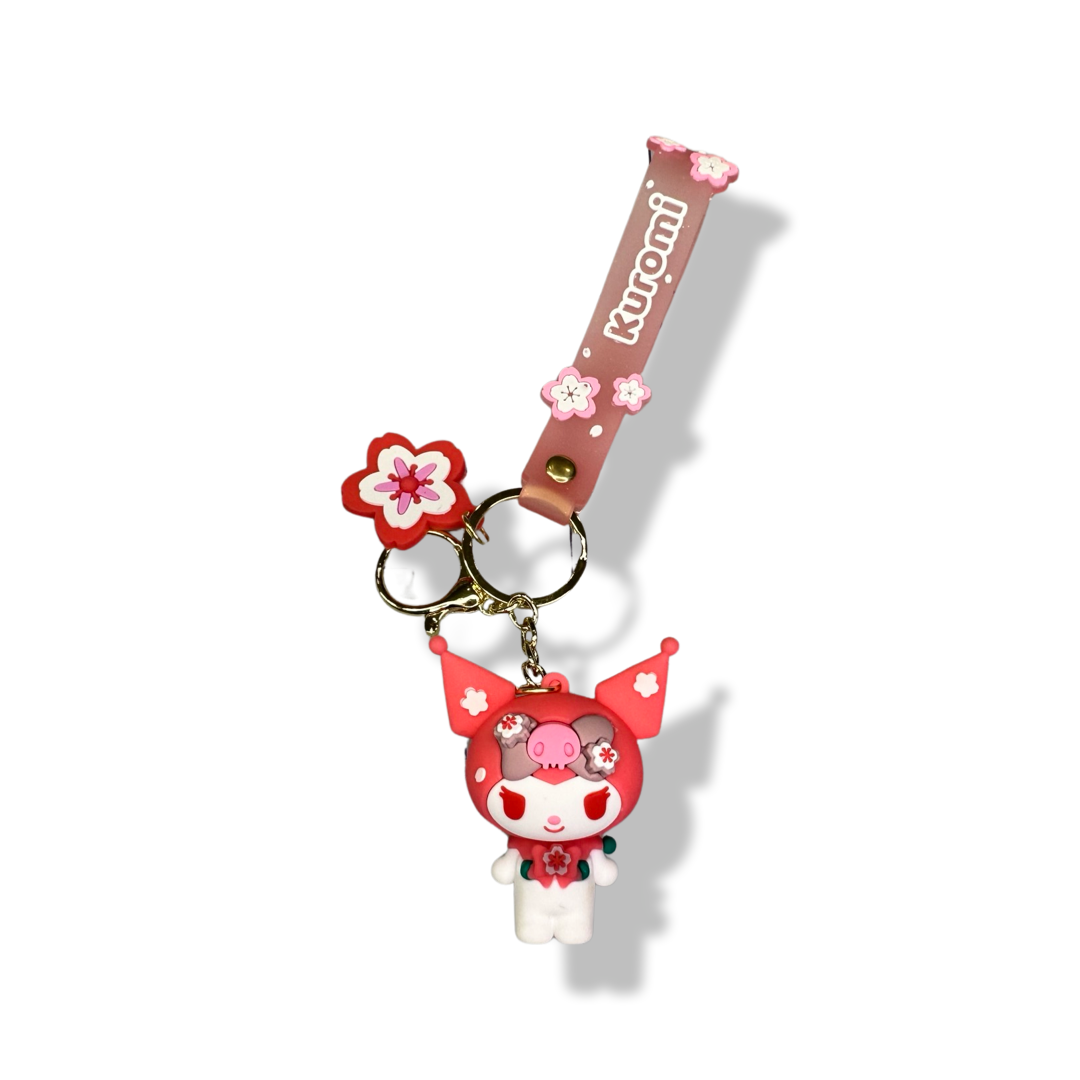 Cute Cherry Blossom Anime Character Key Chains!