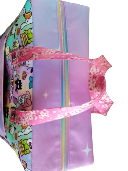 Pastel Tape with White Rainbow Teeth #5 Zipper Tape