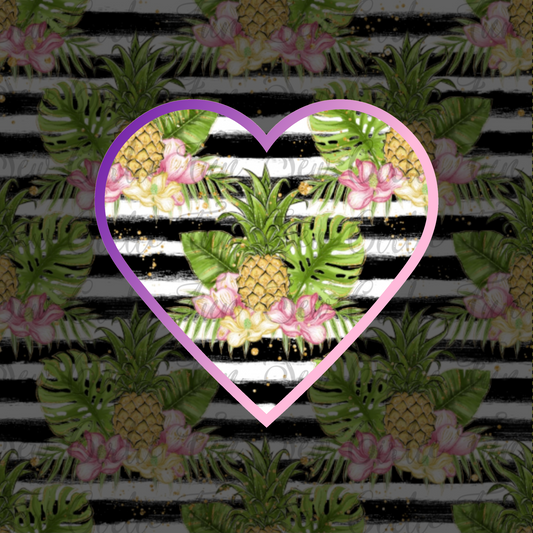 Tropical Paradise - Striped Pineapple