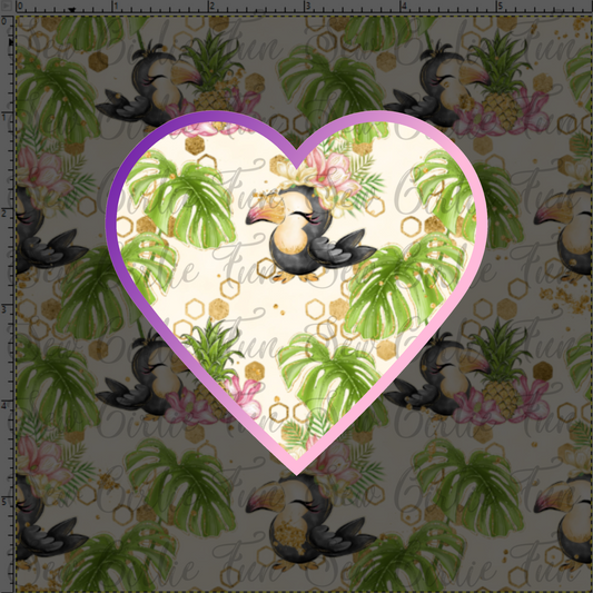 Tropical Paradise - Sweet Birdie With Shapes