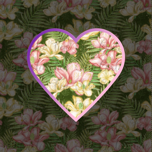 Tropical Paradise - Floral Palms