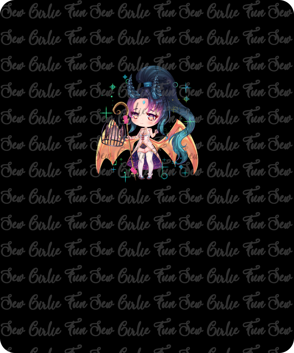 Wicked Chibi With Pet Bat Panel