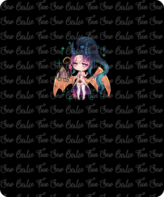 Wicked Chibi With Pet Bat Panel