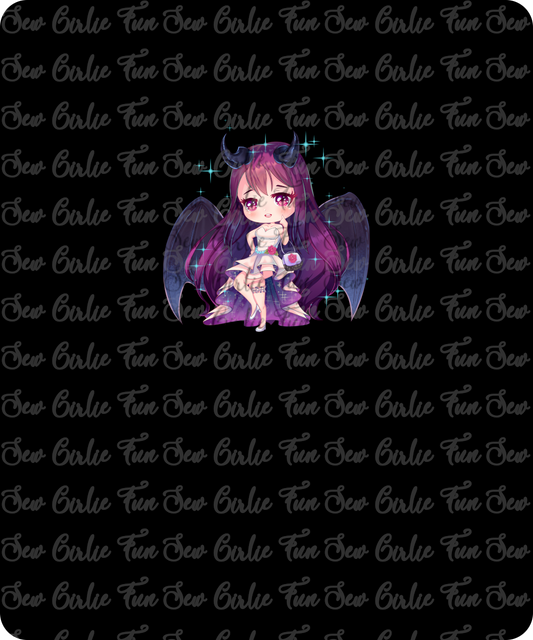 Wicked Chibi Dark Purple Panel