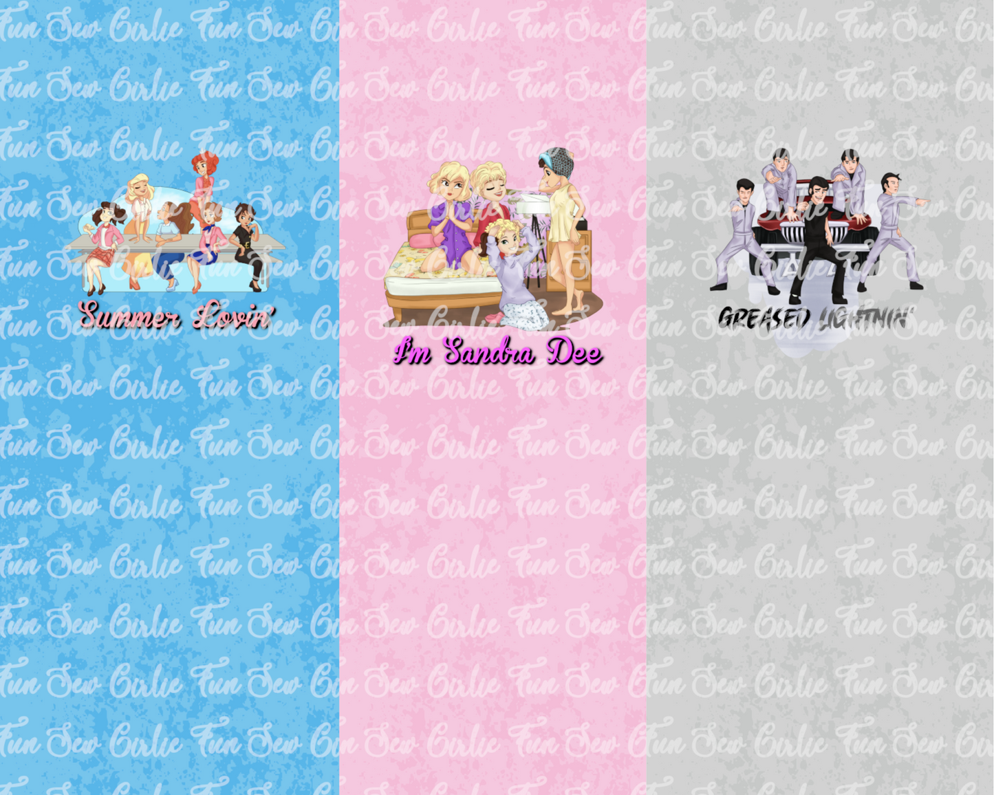 SUMMER LOVIN' BIG KID PANEL SET OF 3