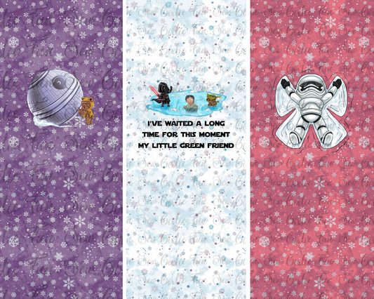 Snow Wars Big Kid Panel Set of 3