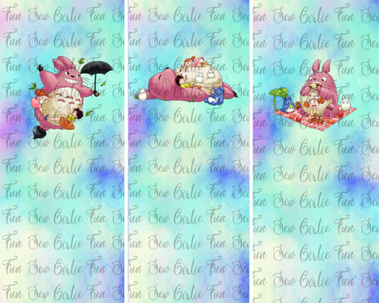 PINK FOREST GUARDIAN BIG KID PANEL SET OF 3
