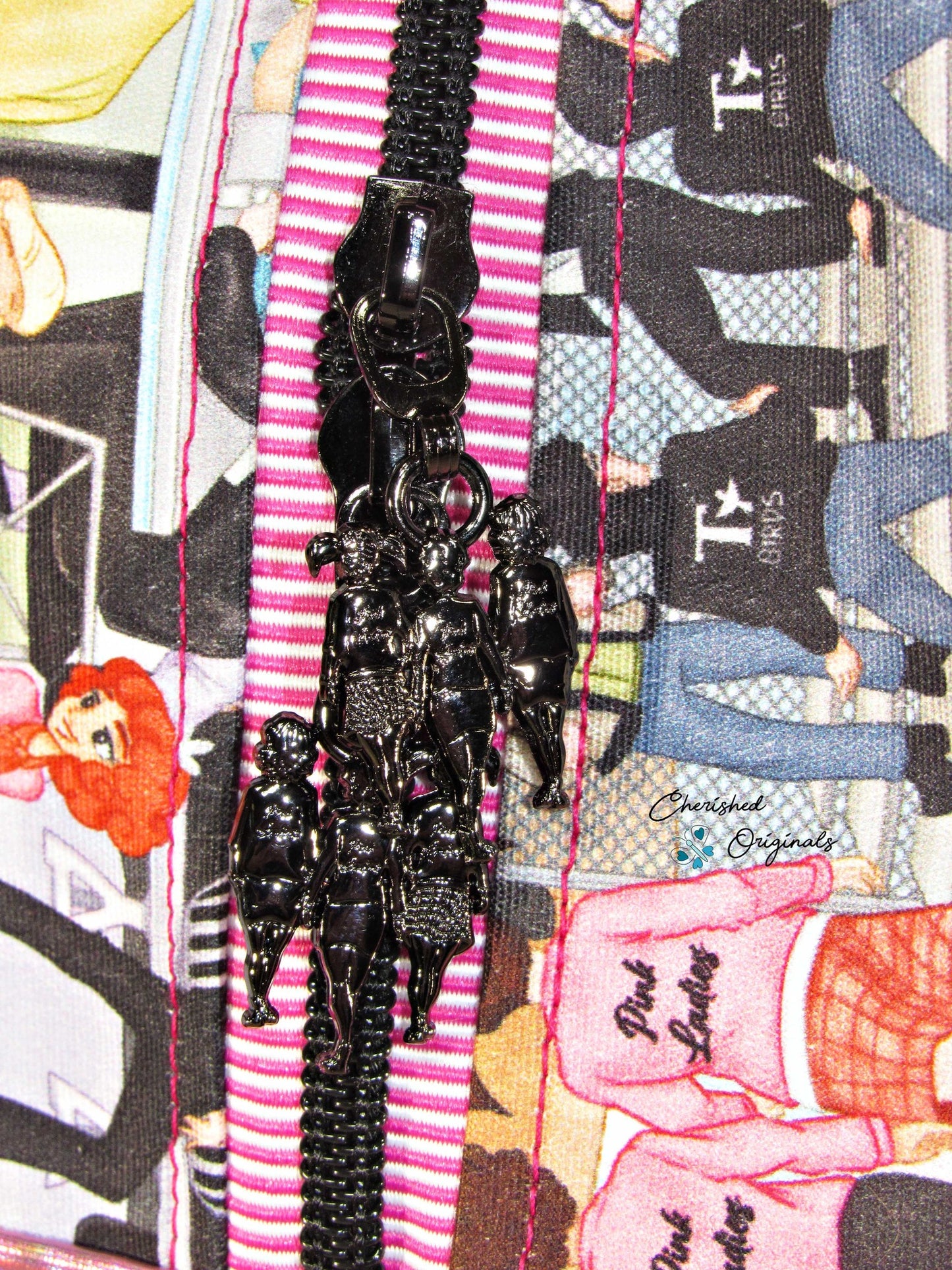 #5 PINK LADIES ZIPPER PULL