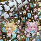 CLEAR KITTY AND FRIENDS SWEETS TPU 18"X52" VINYL