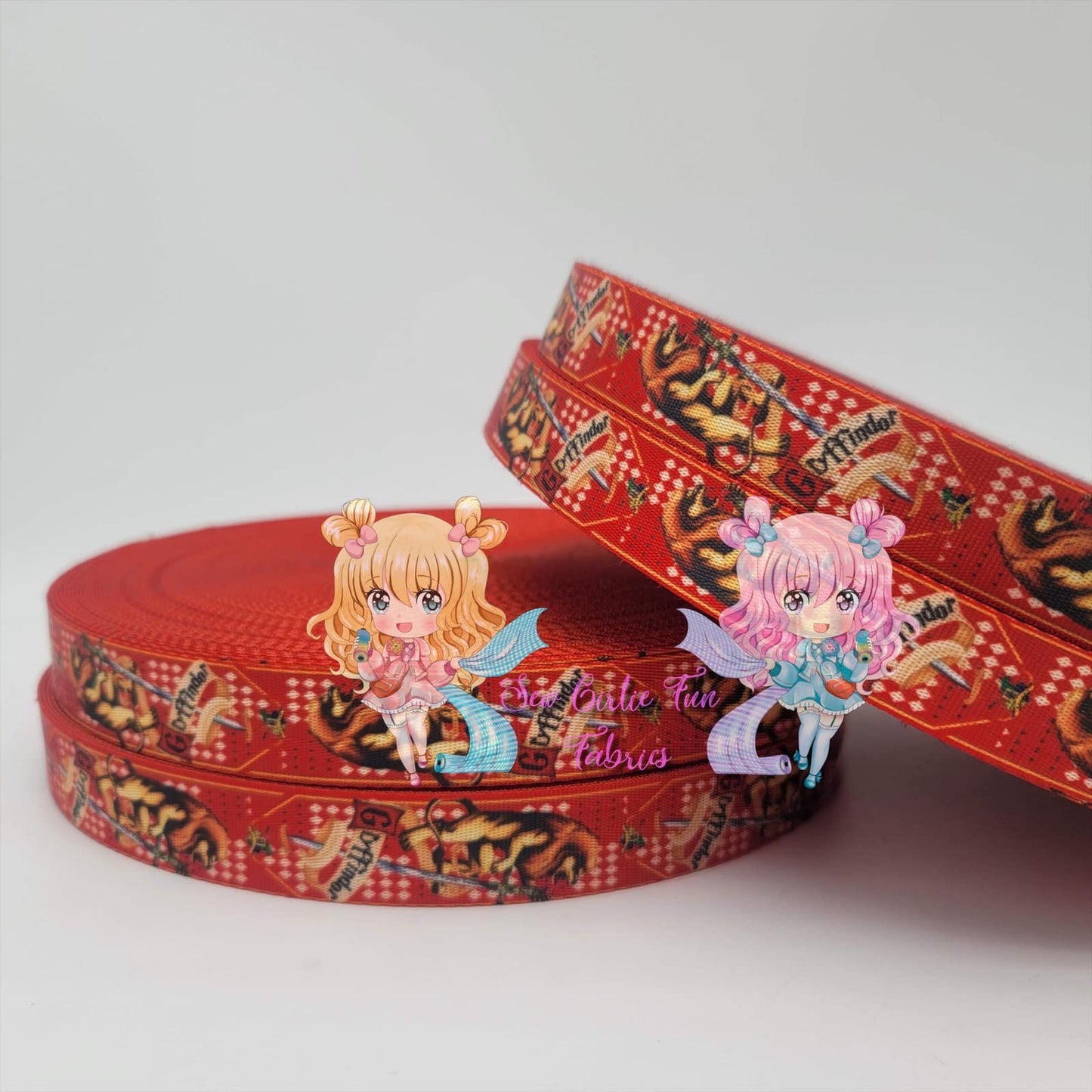 House of Lion 1" Webbing - Pack of 3 and 5 Yards