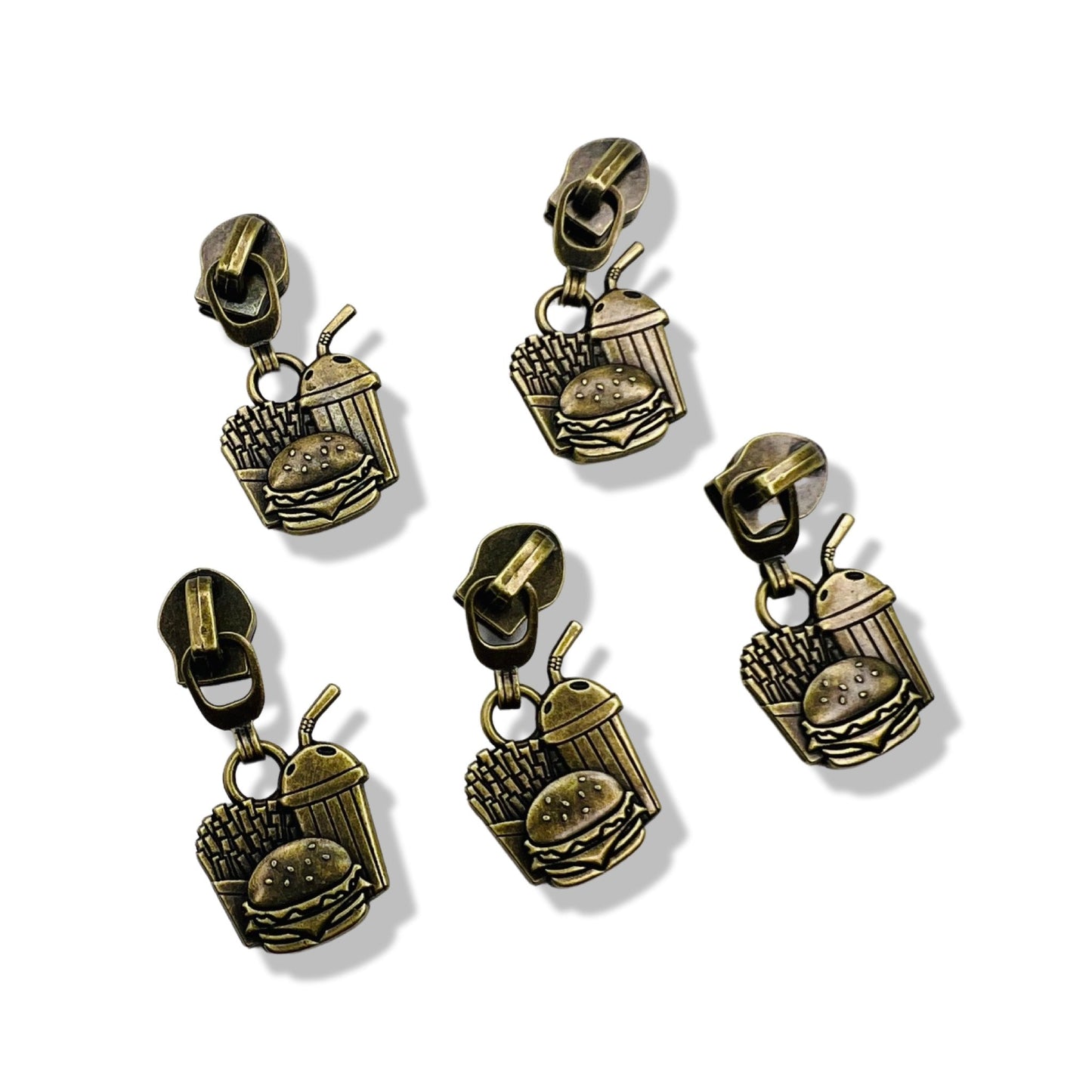 #5 DINER TREATS ZIPPER PULL