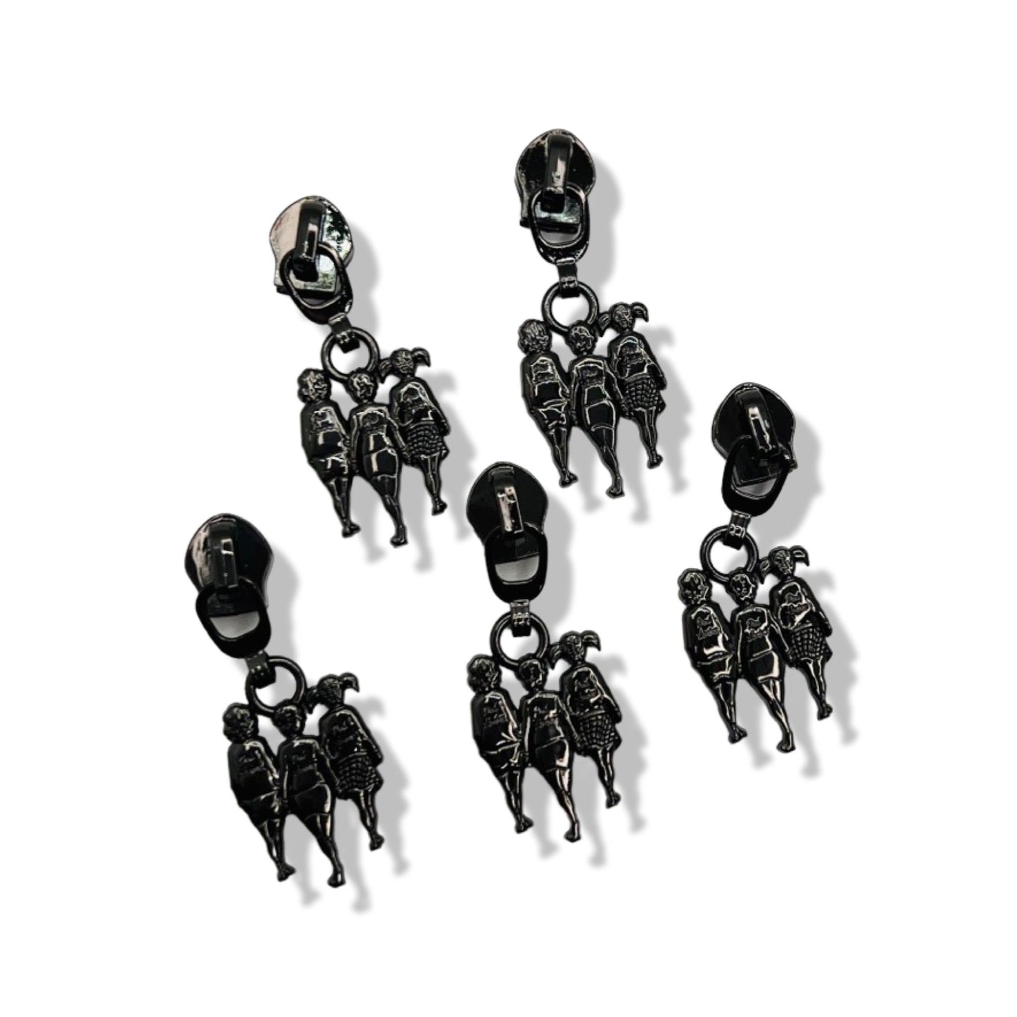 #5 PINK LADIES ZIPPER PULL