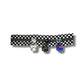 BLACK AND WHITE CHECKERED TAPE WITH GUNMETAL TEETH #5 ZIPPER TAPE