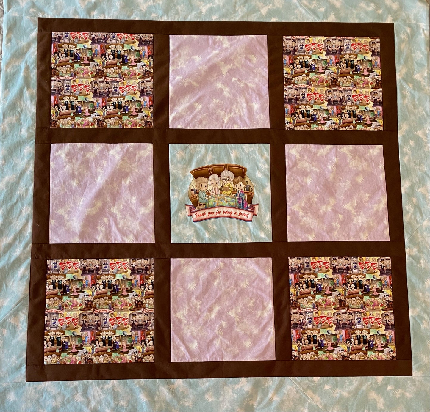 The Golden Ladies Coordinating Fabrics (Blue, Purple and Pink)