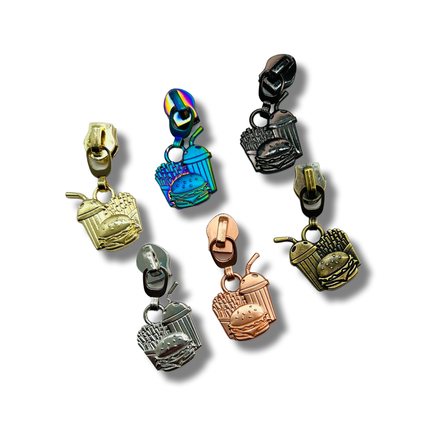 #5 DINER TREATS ZIPPER PULL
