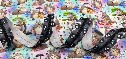 SOOT SPRITES TAPE WITH MATTE BLACK TEETH #5 ZIPPER TAPE