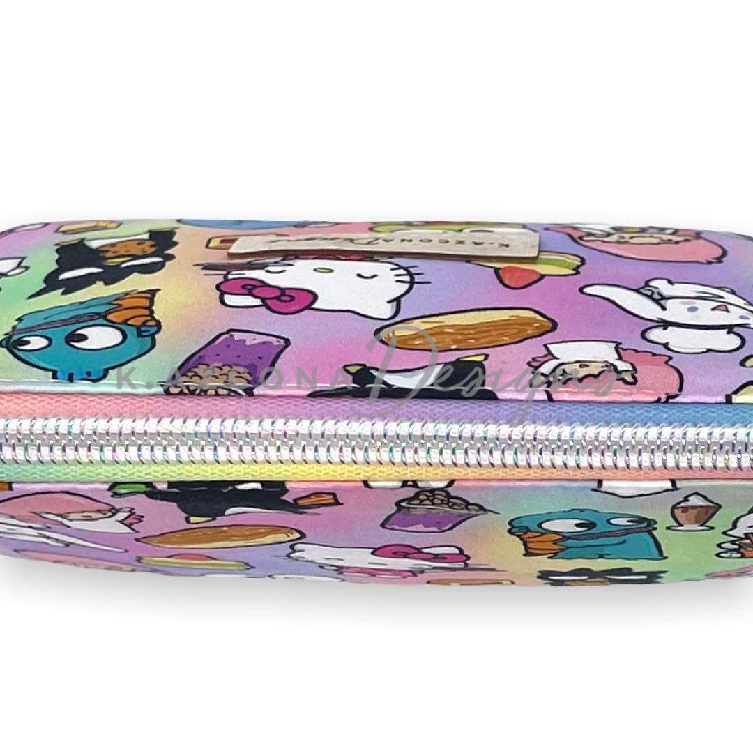 Pastel Tape with White Rainbow Teeth #5 Zipper Tape