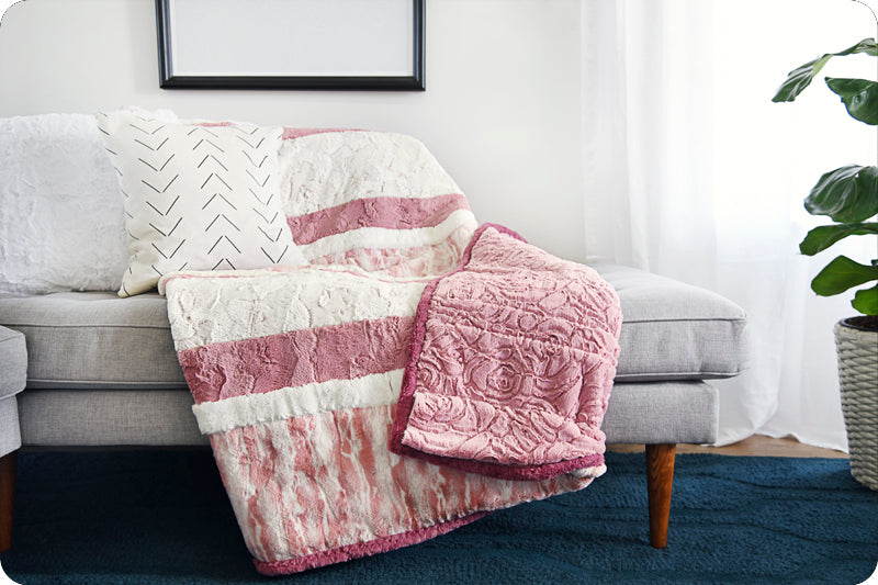 Luxe Cuddle Marble Wild Rose